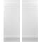 Ekena Millwork Americraft 6-Board, 2 Batten Exterior Real Wood Joined Board-n-Batten Shutters, ARW101BB621X72WHH, PR ARW101BB621X72WHH - alternate 1